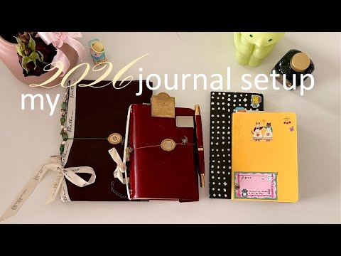 my journaling ecosystem + 2026 set up 🖊️