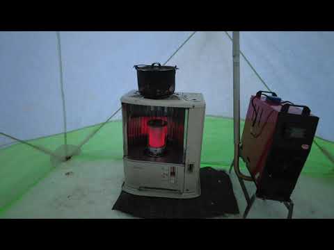 Обогреватель для палатки. Сравнение двух вариантов.