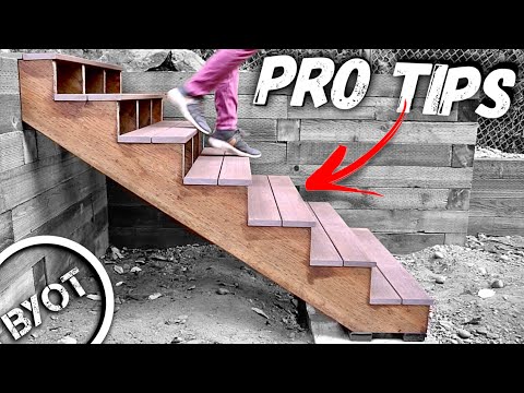 HOW TO BUILD STAIRS // EXTERIOR STEPS