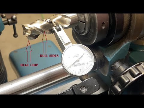 How to sharpen a roughing end mill