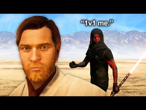 So a pro Battlefront 2 player challenged me to a 1v1...