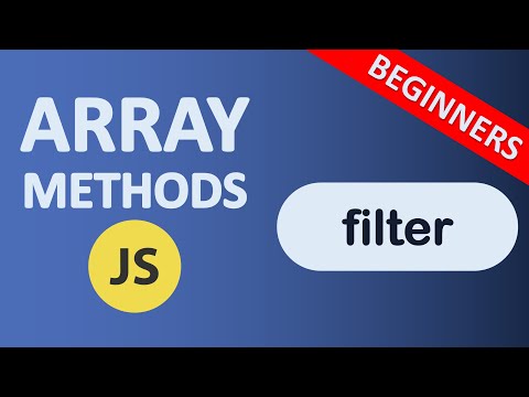 Array filter Method in JavaScript | JavaScript Array Methods | Beginners tutorial