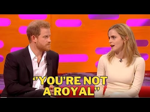 Emma Watson Destroys Prince Harry On Graham Norton Show After Heated Argument
