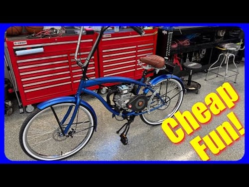 New motorized bike! Full walk-thru and TEST RIDE!