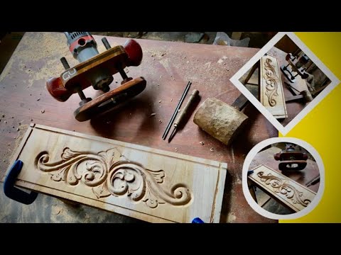 a quick way to make wood carvings with a router machine