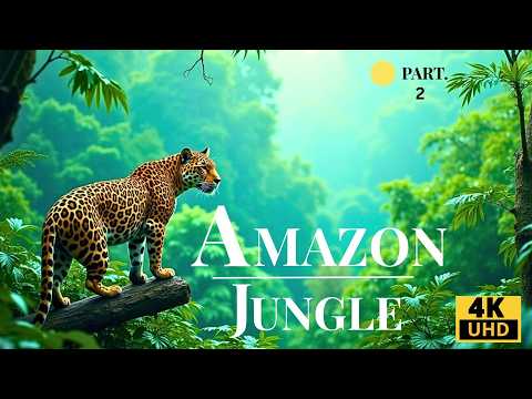 Amazon Jungle 4K: Rare Birds, Monkeys & Wildlife with Relaxing Nature Sounds