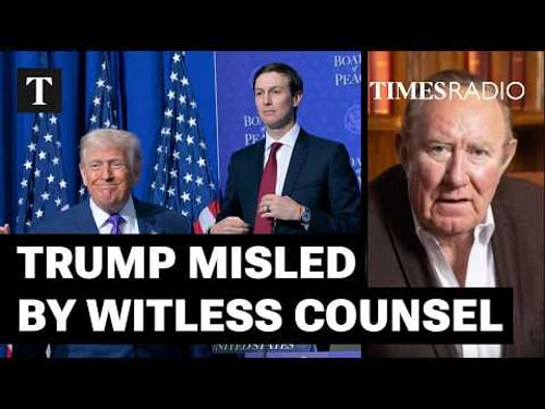 Trump Went To War Being 'Badly Misled' By His Son-In-Law | Andrew Neil