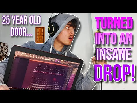 MAKING A FIRE DNB DROP WITH MY BEDROOM DOOR!