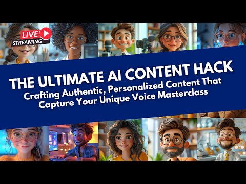 Masterclass: the ULTIMATE AI / ChatGPT Content Hack, Learn How to Get AI / ChatGPT to Sound Like You