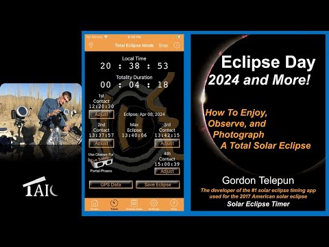 Solar Eclipse Timer & "Manual" Eclipse Photography | 2024-02-04