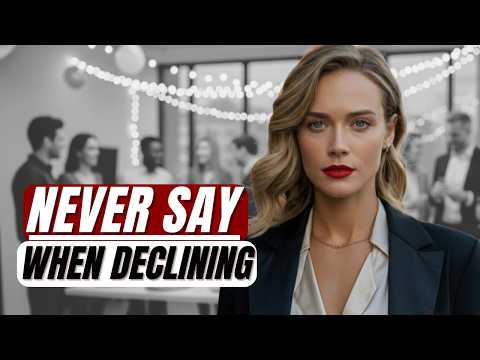 The Cheat Sheet for Polite Declines (When You Donโt Want to Go)