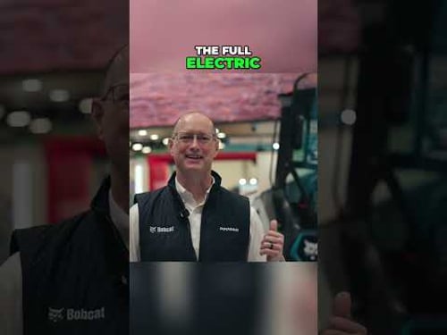 Bobcat S7X: The FUTURE of Construction is ELECTRIC & SILENT! #shorts