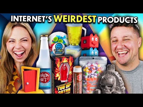 We Try The 12 Most Out Of Pocket Products on The Internet! (Freeze Dried Skittles, Death Whistle)