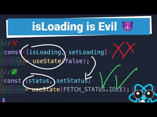 Avoid using `isLoading` for Data Fetching in React