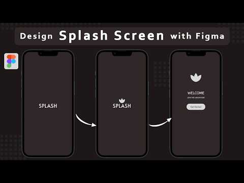 Design Animated Logo Splash Screen in Figma (Easy UI Tutorial)