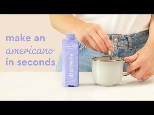 Make an Americano at home in seconds using Coffee Concentrate
