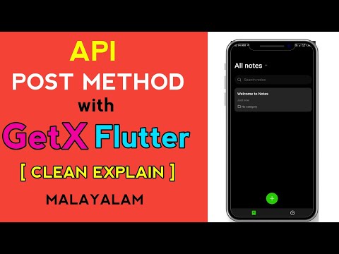 Flutter Post API with Get X tutorial - code with ashok