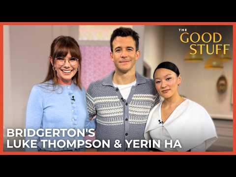 Bridgerton’s Luke Thompson & Yerin Ha Dish on Season 4 | Interview | The Good Stuff with Mary Berg