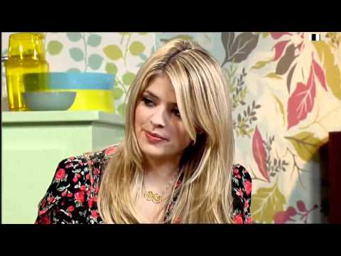 Gino D'Acampo with Holly Willoughby on This Morning my grandmother is a bike??