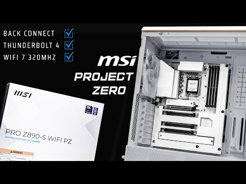 Most AFFORDABLE back connect Motherboard? // MSI PRO Z890-S WIFI PZ