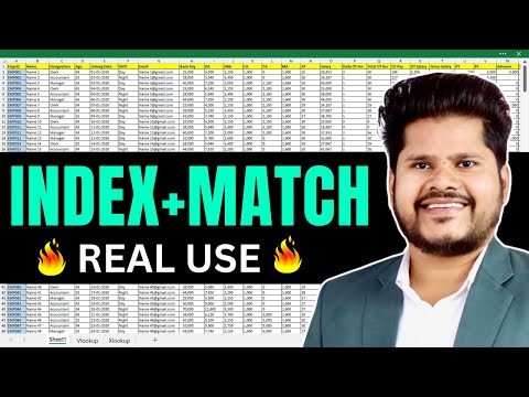 Excel INDEX + MATCH Formula Explained | Index Match का मैजिक Vlookup & Xlookup नहीं कर सकते