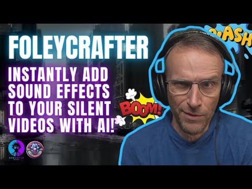 FoleyCrafter AI "Watches" your videos, and adds sound, FREE!