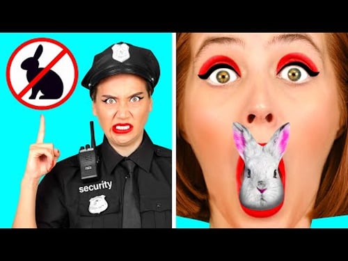 Ways to Sneak Pets into Jail | Prank Wars by PaRaRa Challenge