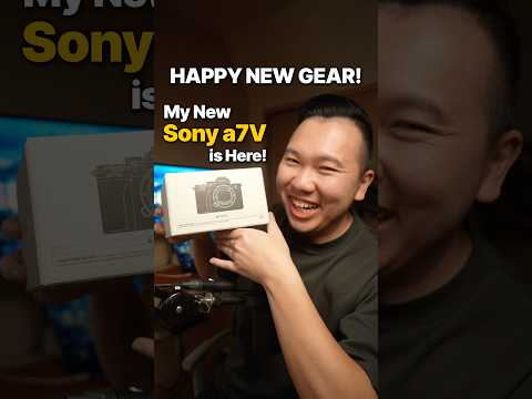 Happy New Gear 😏 My Sony a7V is here!