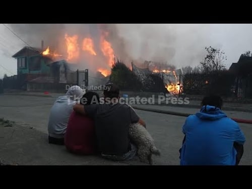 Wildfires race across Chile, leaving 15 dead and forcing thousands to flee