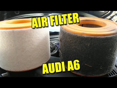 Change Air Filter on Audi A6 C7