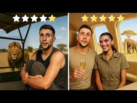 We Tried 2 African Safaris (BUDGET vs. LUXURY)