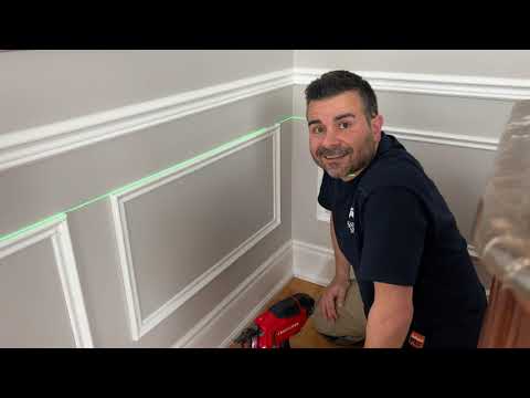 DIY Dining Room Wainscoting & Chair Rail