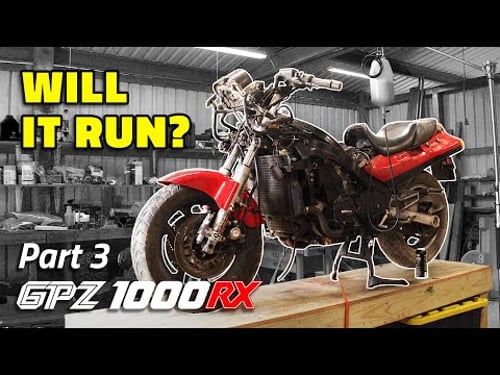 First Start in 17 Years | 1986 GPZ1000RX Revival - Part 3