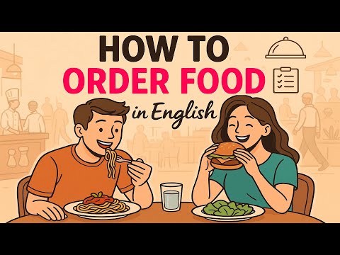 How to Order Food in English | Real Restaurant Conversations | Easy English for Beginners