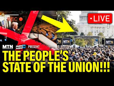 LIVE: PEOPLE’S STATE OF THE UNION as Dems BOYCOTT TRUMP