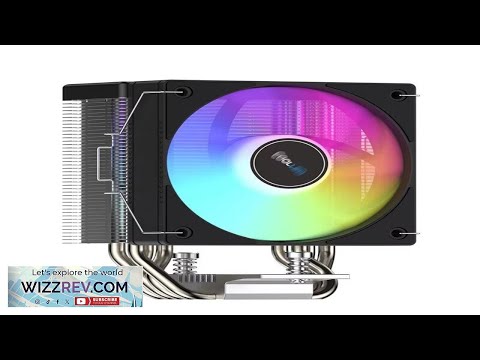 COOLLEO B40S DIG ARGB 4 Heat Pipes CPU Cooler Professional Digital Display