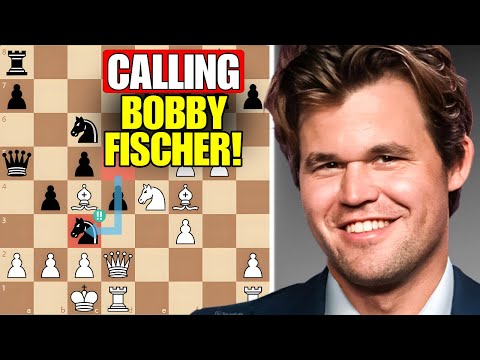 Magnus Carlsen SHOCKS THE WORLD! Attacks Like Bobby Fischer, Sacs THE KNIGHT w/ ALL-IN Attack!