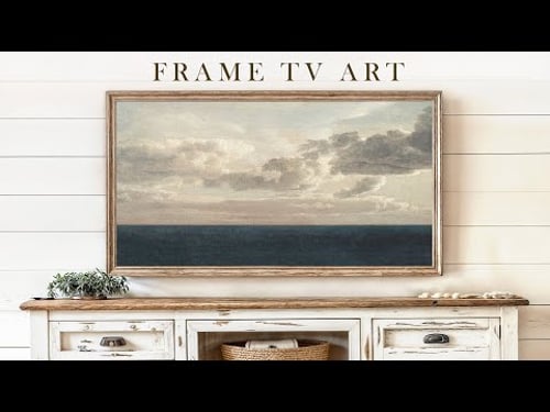 Vintage Seascape TV Art | Landscape Screensaver | Oil Paintings Slideshow | No Sound