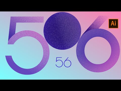 Adobe Illustrator tutorial |How To Make Grain Texture Effect Without Brush Adobe Illustrator