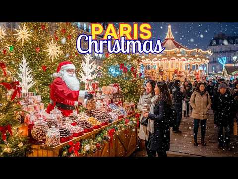 9 December 2025 – Paris in December 🌟 | A Cozy & Magical Christmas Walk | 4K HDR