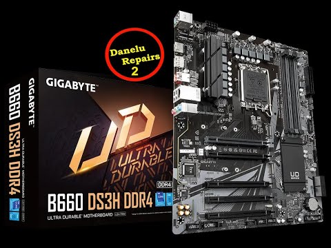Unboxing Gigabyte B660 DS3H DDR4 Motherboard, Socket LGA1700 (in English)