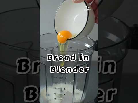How to make soft bread in blender!! no knead bread!