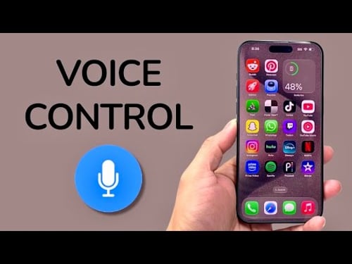 How To Use Voice Control On iPhone