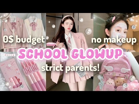 0$ School Glow Up Routine β¨π· for Strict Parents (No Makeup Needed!)