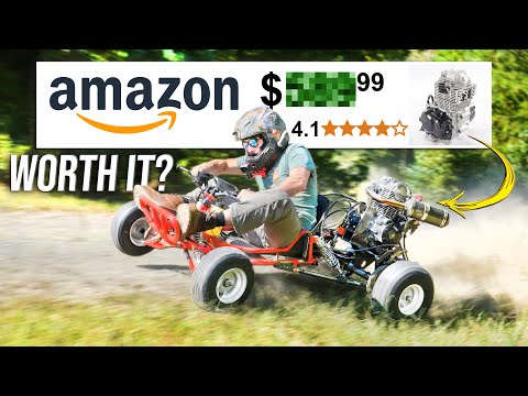 We Bought the MOST EXPENSIVE 250cc Engine on Amazon and Put It on a Go Kart!