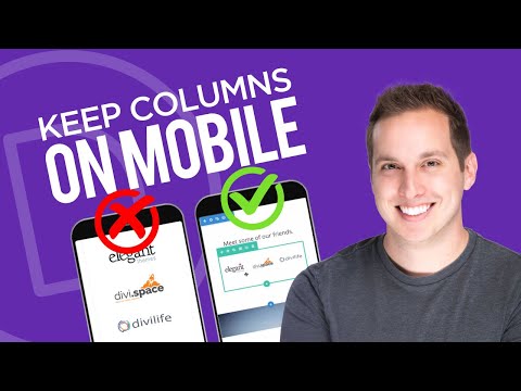 How to Keep Columns on Mobile in Divi