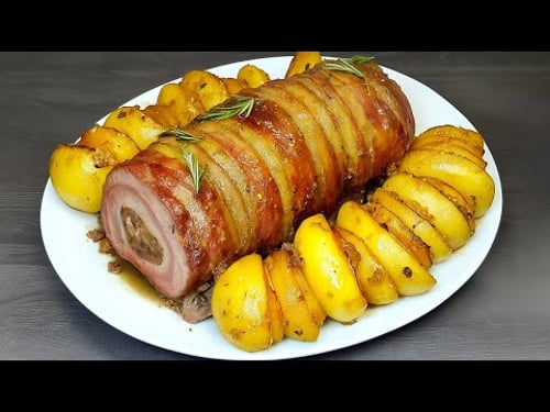 Jeder will dieses Rezept! Das beste Schweinefilet im Speckmantel für jeden Anlass!