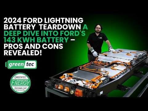 Teardown of the New 2024 Ford Lightning 143kWh Battery. Assessing the Repairability, Pros and Cons