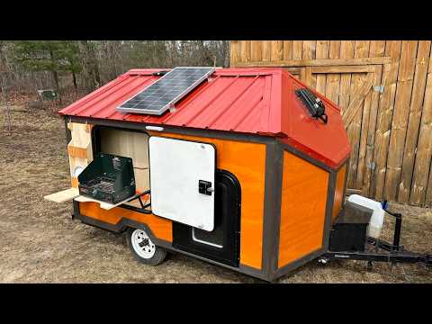 Mini Camper Finished Product !! .. Heat , Kitchen , Cost , and Weight