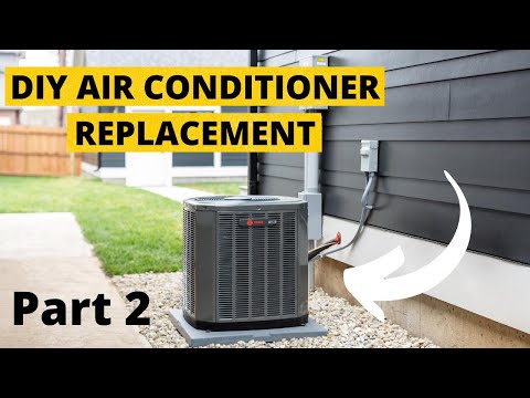 DIY Air Conditioner Replacement Part 2 -Step By Step Guide-